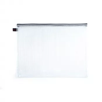 FolderSys vrecko na dokumenty na zips A3 transparentné PVC