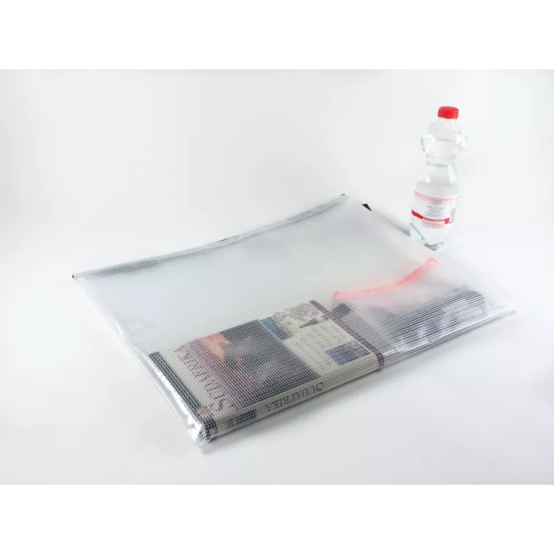 FolderSys A3 vrecko na dokumenty so zipsom priehľadné PVC