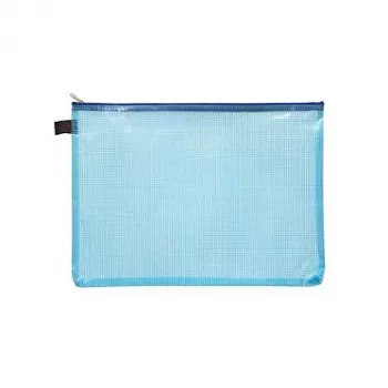 FolderSys 10 vreciek na dokumenty A4 na zips - transparentné
