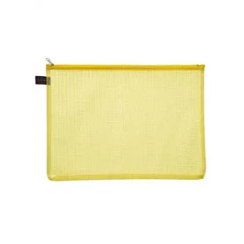 FolderSys 10 vreciek na dokumenty na zips A4 transparentných