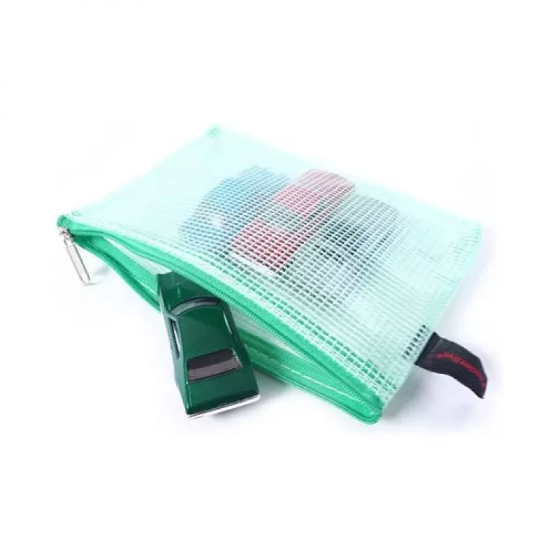 FolderSys 10 vreciek na zips A6 transparentných