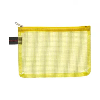 FolderSys 10 vreciek na zips A6 transparentných