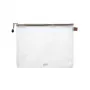 FolderSys vrecko na zips A4 transparentné PVC 0,18 mm