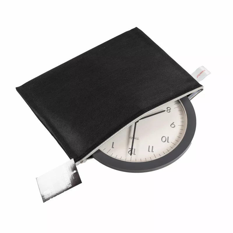FolderSys vrecúško na zips A4 čierne nepriehľadné netkané PP 270 x 350 mm