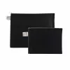 FolderSys vrecúško na zips A5 čierne nepriehľadné netkané PP 190 x 255 mm