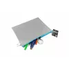 FolderSys vrecúško na zips A4 sivé nepriehľadné netkané PP 270 x 350 mm