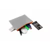 FolderSys vrecko so zipsom A6 sivé nepriehľadné PP netkaná textília 125 x 180 mm