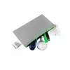 FolderSys vrecko so zipsom DL sivé nepriehľadné PP netkaná textília 120 x 220 mm