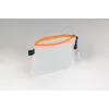 FolderSys vrecko so zipsom priehľadné/oranžové 0,28 mm A6 1 kus
