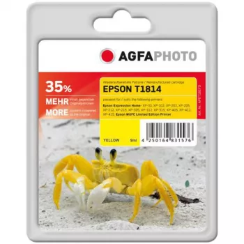 AGFAPHOTO APET181SETD sada atramentových kaziet - čierna, azúrová, purpurová, žltá (balenie 4 ks) kompatibilná s Brother LC-1100
