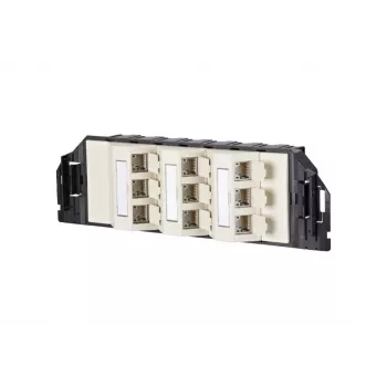 METZ CONNECT RJ45 keystone modul Cat.6A tienený čierna balenie 1 ks