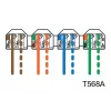 METZ CONNECT BTR E-DAT C6 6x8 AP rozvádzačový patch panel - CAT 6 - STP - sivá - 1U - 19 palcov