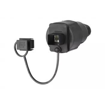 METZ CONNECT RJ45 konektor samec na priamu montáž Cat.6A tienený IP67 čierna 41,8 mm