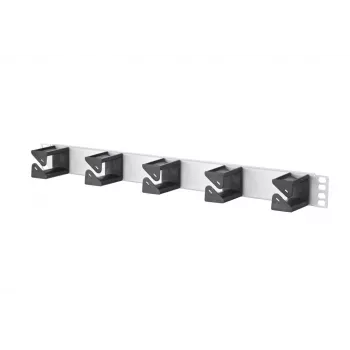 METZ CONNECT BTR Cable Manager 1RU - panel na manažment káblov - eloxovaný hliník - 1U - 19