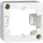 METZ CONNECT OpDAT Design rám 1-modul bez skrutiek čisto biely RAL 9010 85x43 mm