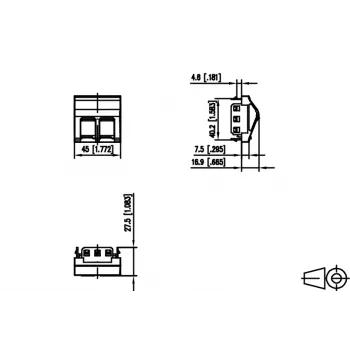 METZ CONNECT RJ45 keystone modul Cat.6A tienený biely 45x45 mm bez nástrojov