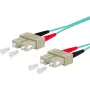 METZ CONNECT OpDAT patch kábel OM3 SC-Duplex/SC-Duplex multimódový 5m aqua I-V(ZN)H 50/125