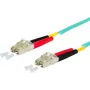 METZ CONNECT 151J1JOJO50E optický patch kábel LC Duplex na LC Duplex 50/125µm multimódový OM3 5m aqua