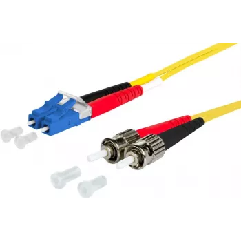 METZ CONNECT OpDAT patch kábel OS2 LC-D/2xST SM 2m žltý I-V(ZN)H 9/125µm