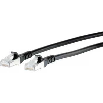METZ CONNECT BTR 1308457500-E patch kábel RJ45 Cat.6A AWG26 S/FTP LSOH 7,5 m čierny