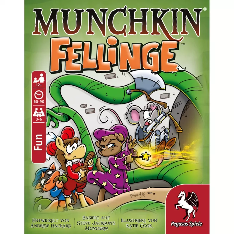 Pegasus Spiele Munchkin Fellinge (Demented Dungeons) rozšírenie kartová hra
