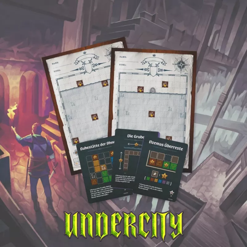 Pegasus Spiele The Cartographer & The Cartographer: Unknown Lands Expansion