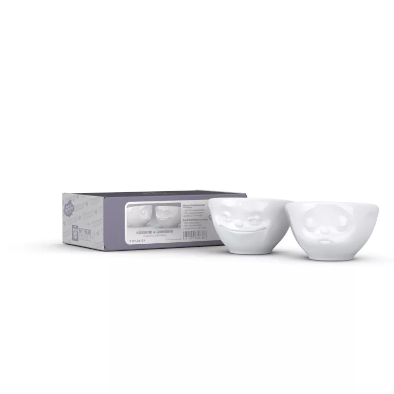 FIFTYEIGHT PRODUCTS sada malých misiek 100ml Grinning & Kissing White
