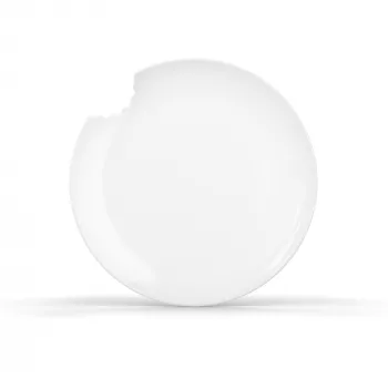 FIFTYEIGHT PRODUCTS FIFTYEIGHT 2 taniere na tortu s okrajom na odhryznutie Ø 20 cm biela