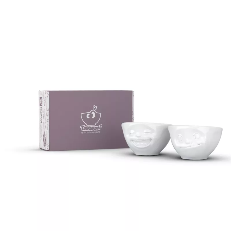 FIFTYEIGHT PRODUCTS sada misiek 100 ml - Laughing & Delicious biela