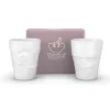 FIFTYEIGHT PRODUCTS 350 ml šálka - Grumpy & Mischievous biela