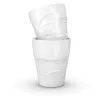 FIFTYEIGHT PRODUCTS 350 ml šálka - Grumpy & Mischievous biela