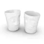 FIFTYEIGHT PRODUCTS FIFTYEIGHT 350 ml šálka - Amused & Bewildered biela