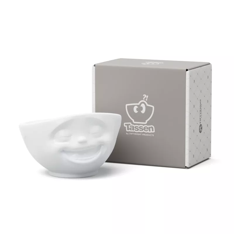 FIFTYEIGHT PRODUCTS miska 500 ml - Laughing biela
