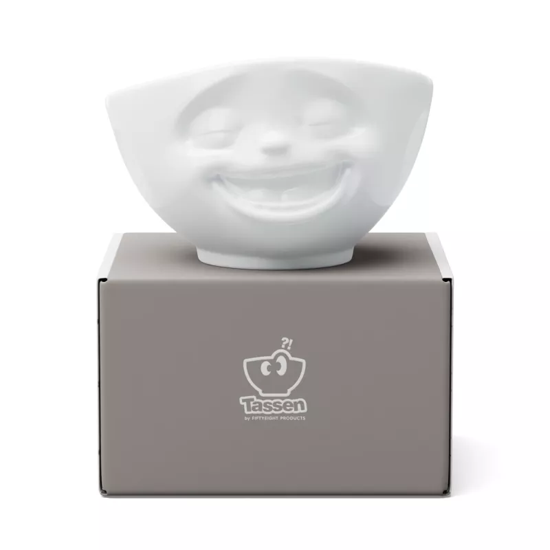 FIFTYEIGHT PRODUCTS miska 500 ml - Laughing biela