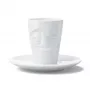 FIFTYEIGHT PRODUCTS šálka na espresso s uškom 80 ml - Mischievous biela