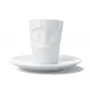 FIFTYEIGHT PRODUCTS šálka na espresso s uškom 80 ml - Perplexed biela