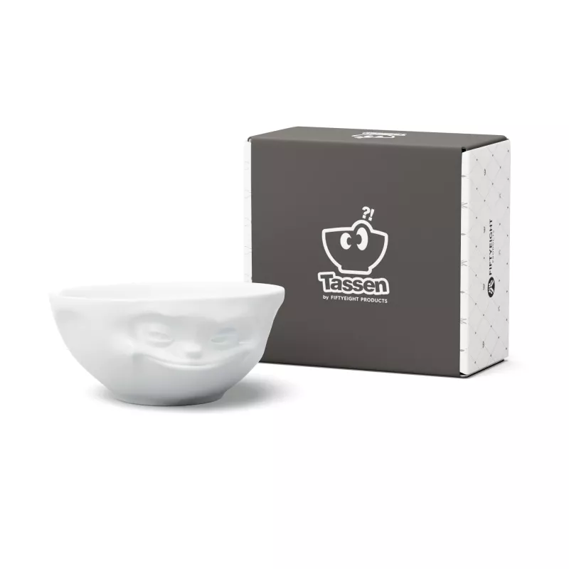 FIFTYEIGHT PRODUCTS miska 350 ml - Grinning biela