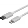 SHIVERPEAKS Flexline USB-C na Lightning nabíjací kábel, PD, biela, 1,5 m (FL31-13052)