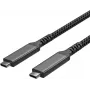 ShiverPeaks Flexline USB-C na USB-C kábel, USB 3.2 Gen 2, 100W PD, nylonový oplet, 2 m (FL31-75007)