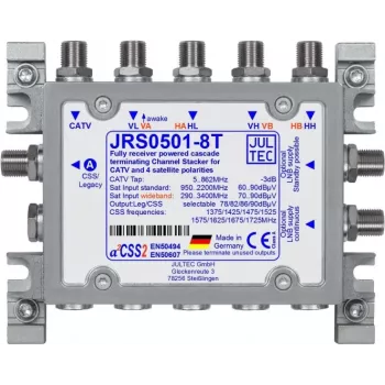 JULTEC JRS0501-8T 8-násobný multiswitch pre satelitné a terestriálne TV