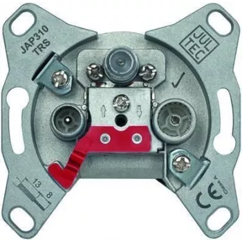Jultec JAP310TSD anténna zásuvka 10dB, priechodná, programovateľná