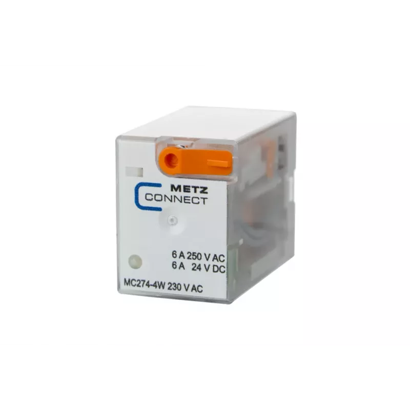 METZ CONNECT relé 274 230VAC 4PDT LED priemyselné zásuvné relé 110017051407