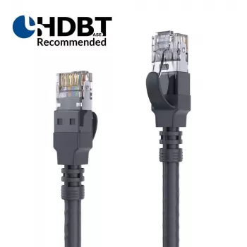 PureLink AVIT Media Series CAT 6a SFTP patch kábel RJ-45 (M) na RJ-45 (M) 25 m čierna LSZH