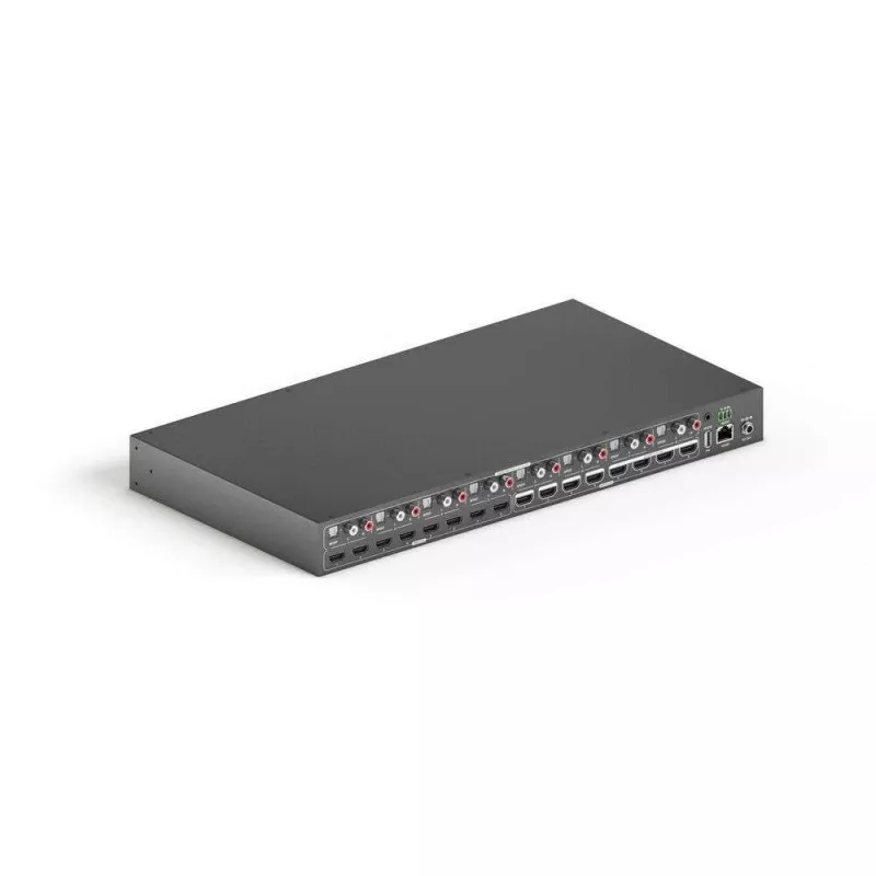 PureLink PureTools PT-MA-HD88DA - 8x8 HDMI matrix, 4K@60Hz, HDCP 2.2, 18 Gbps, audio de-embedding, montáž do racku