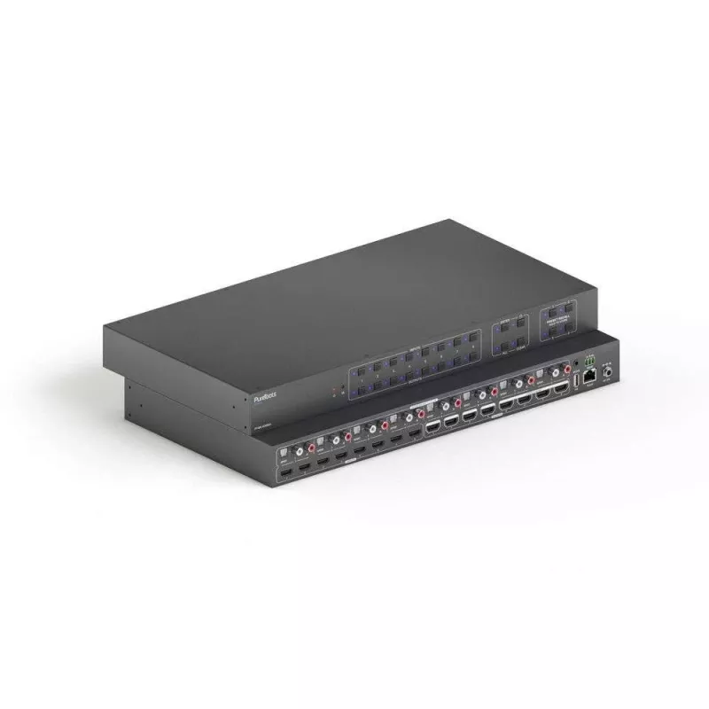 PureLink PureTools PT-MA-HD88DA - 8x8 HDMI matrix, 4K@60Hz, HDCP 2.2, 18 Gbps, audio de-embedding, montáž do racku