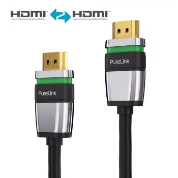 PureLink Ultimate Series Ultra High Speed HDMI kábel s Ethernetom 1,0 m, trojité tienenie, čierna, 8K 60Hz