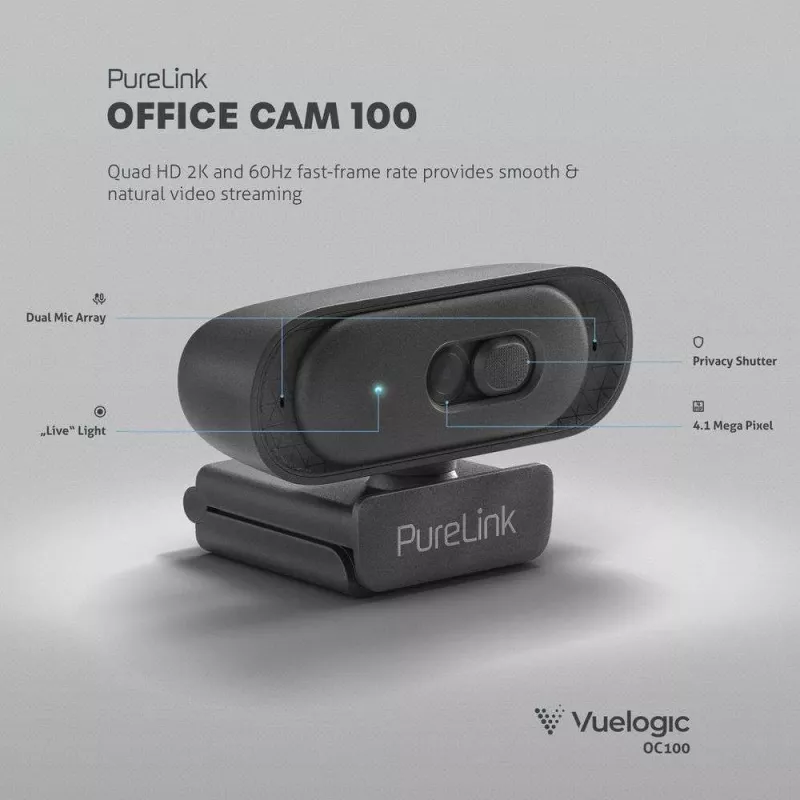 PureLink webkamera pre home office, live streaming a dištančné vzdelávanie (VL-OC100)