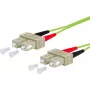 Metz Connect OpDAT sklenené vlákno patch kábel SC Duplex na SC Duplex OM5 10 m