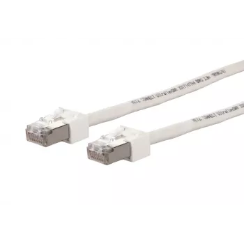 METZ CONNECT 13084U1588-E Ultraflex500 RJ45 patch kábel Cat.6 VoIP AWG26 S/FTP biela 1,5m