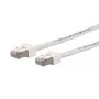 METZ CONNECT 13084U1588-E Ultraflex500 RJ45 patch kábel Cat.6 VoIP AWG26 S/FTP biela 1,5m